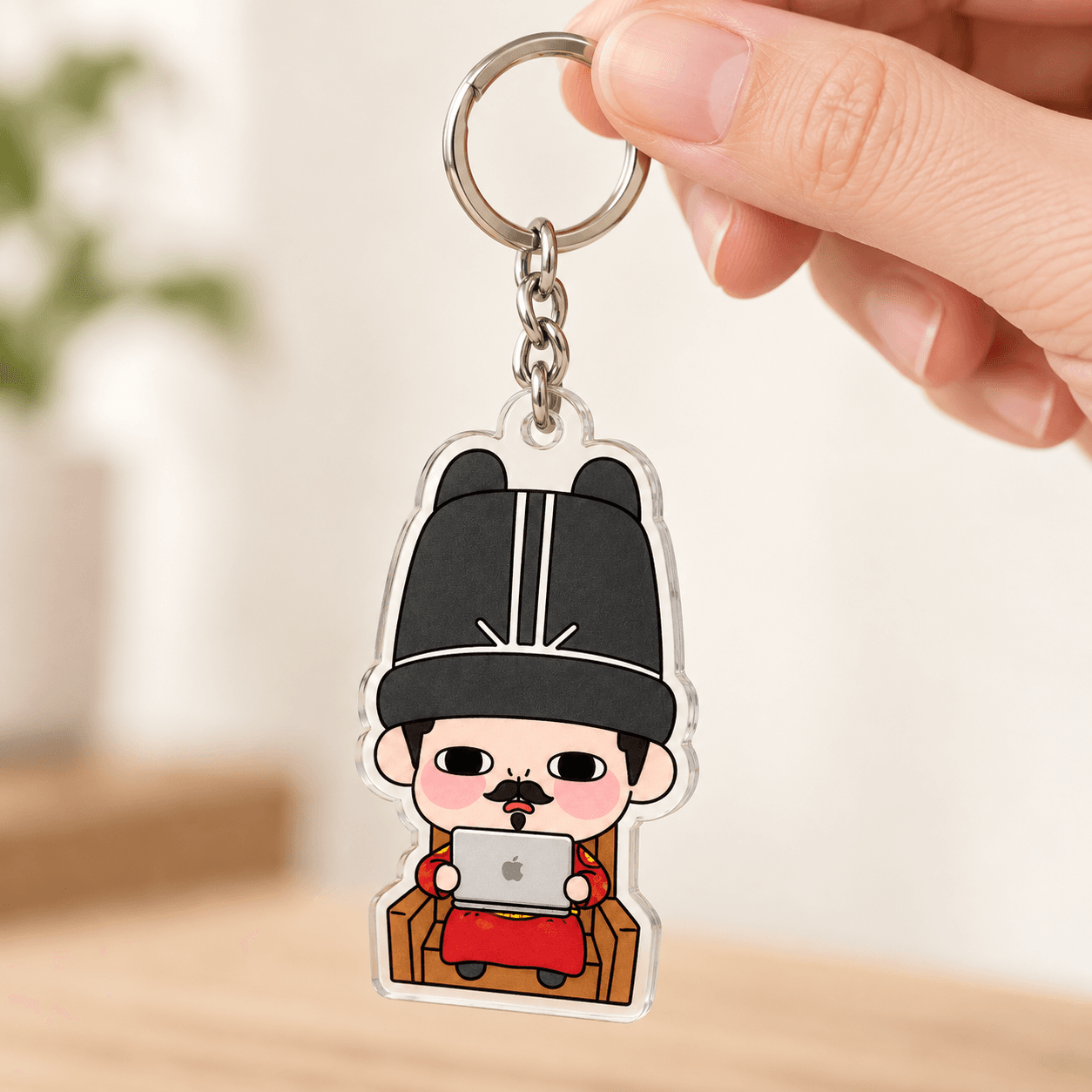 세종 키링 상세 연출